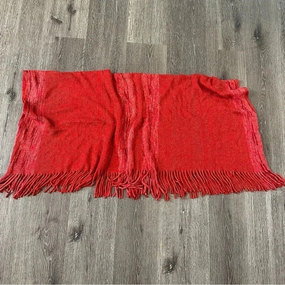 RIAH FASHION shawl poncho cardigan women’s one size fits all with fringe trim - Picture 7 of 8